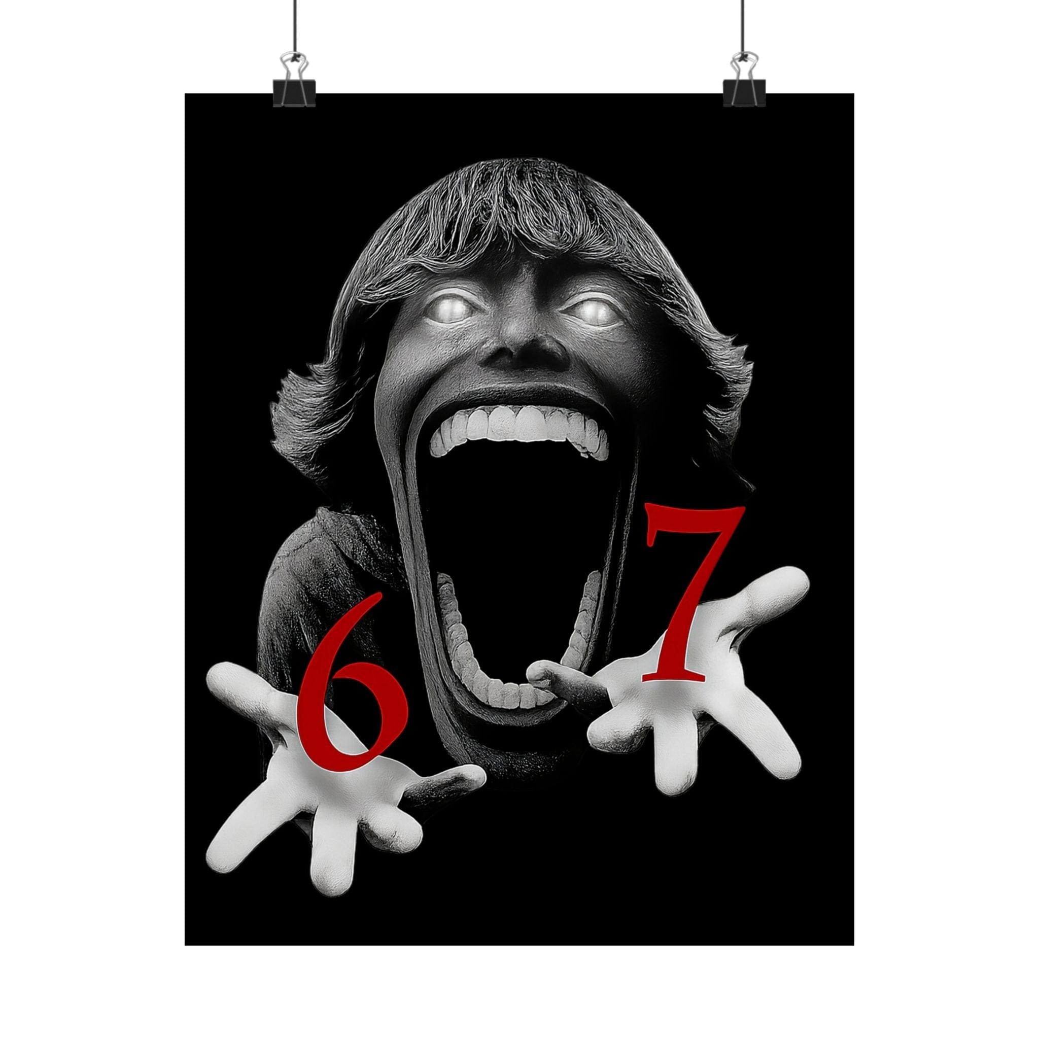 Plakat brainrot — 67 - brainrot-tee 11″ x 14″ / Matte