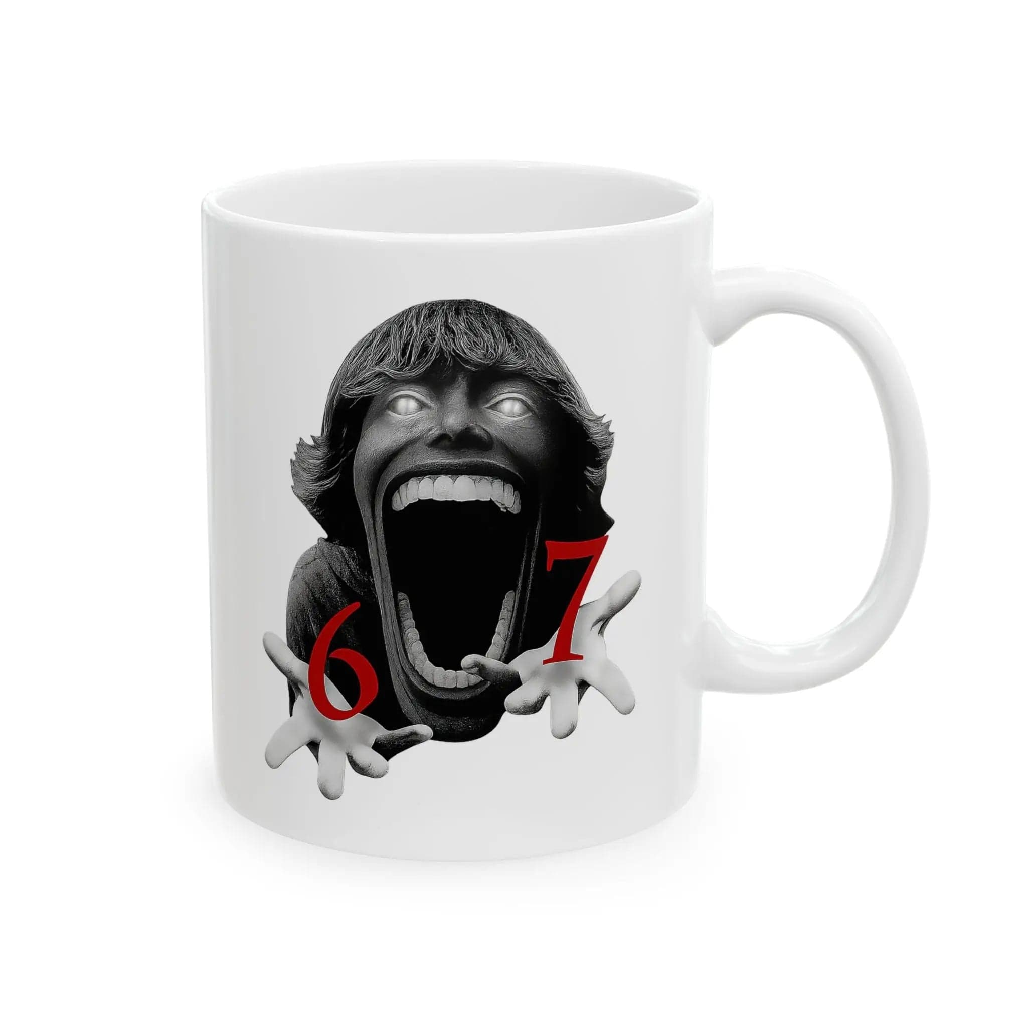 Kubek 67 (11oz & 15oz) - brainrot-tee 11oz