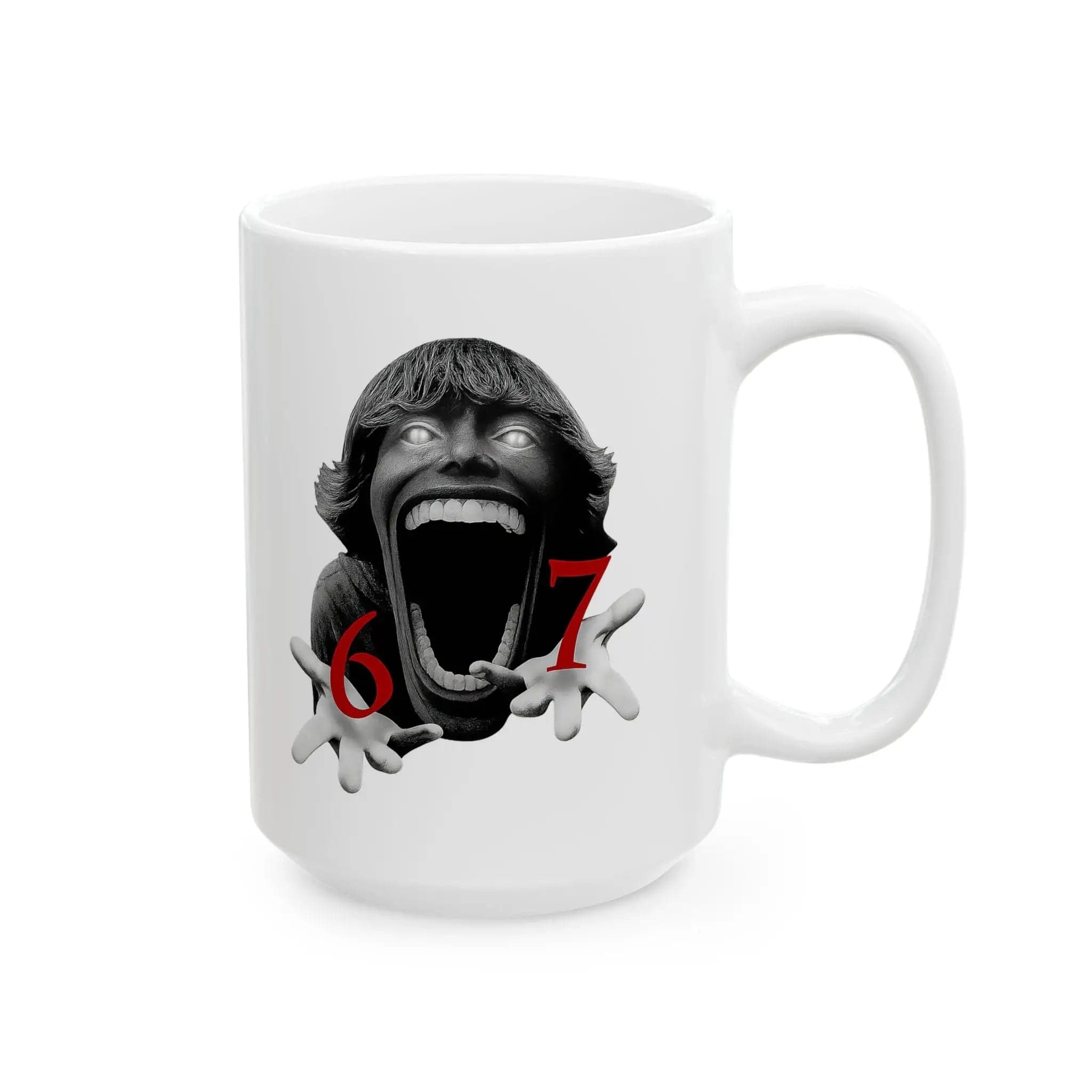 Kubek 67 (11oz & 15oz) - brainrot-tee 15oz