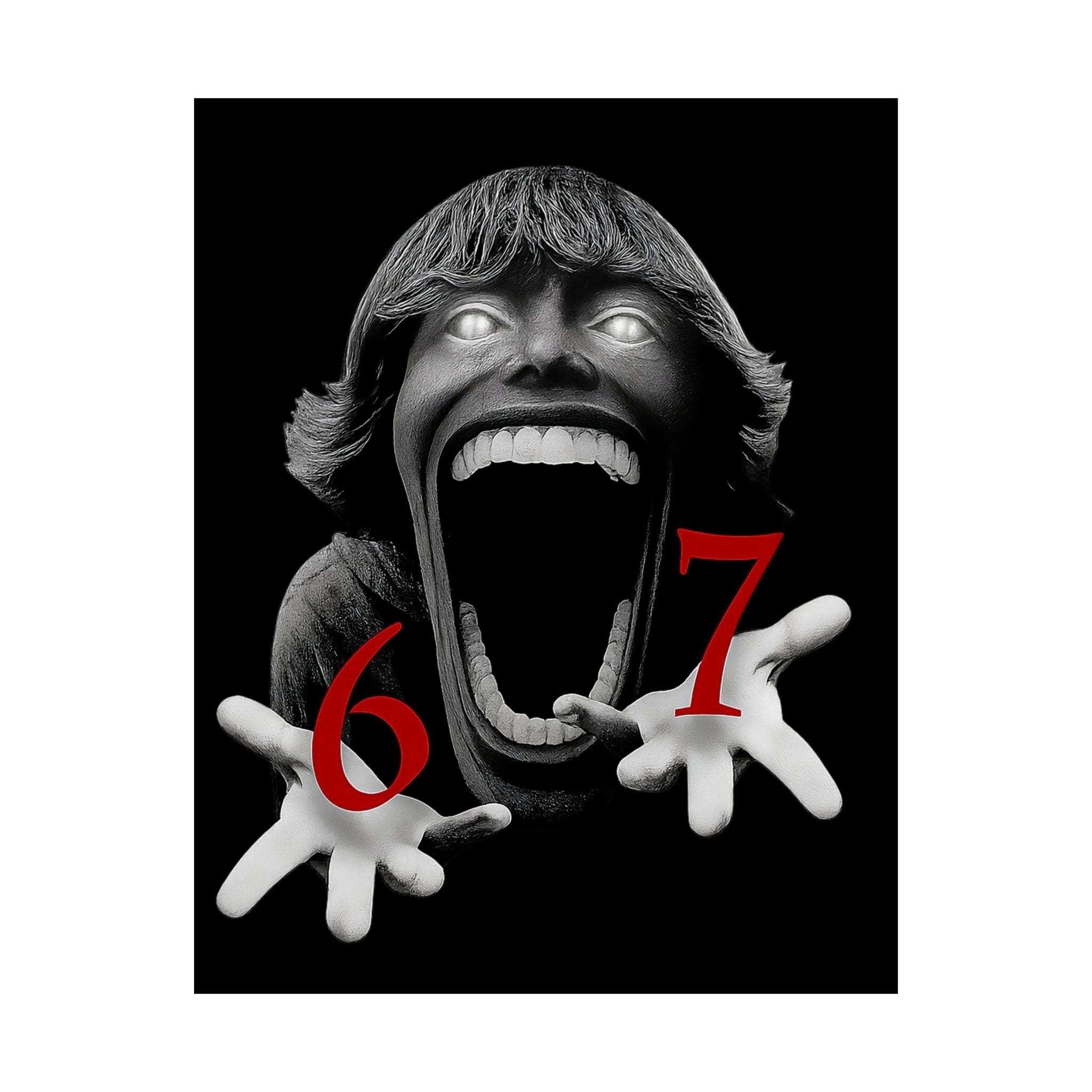 Plakat brainrot — 67 - brainrot-tee 